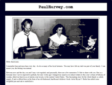 Tablet Screenshot of paulharvey.com